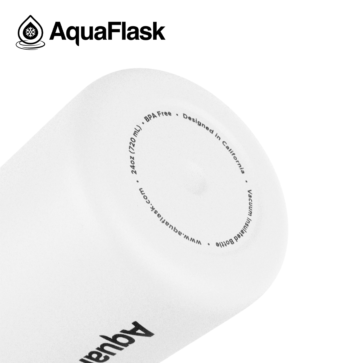 AquaFlask 24oz Arctic White aquaflask.nl